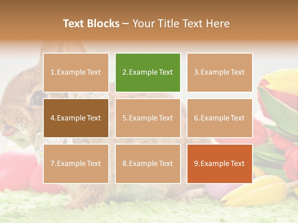 Farbe Blau Jahreszeit PowerPoint Template