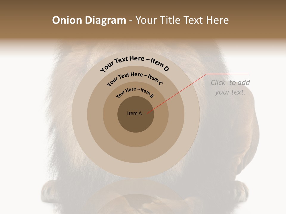 Animal Themes Mane Laying Down PowerPoint Template