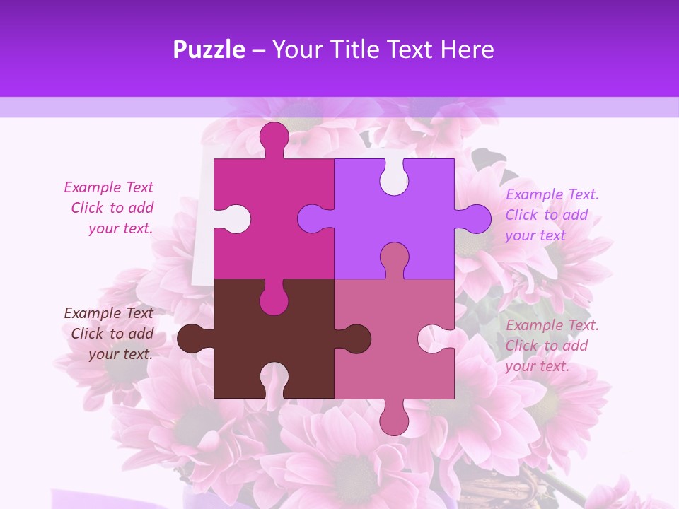 Pink White Single PowerPoint Template