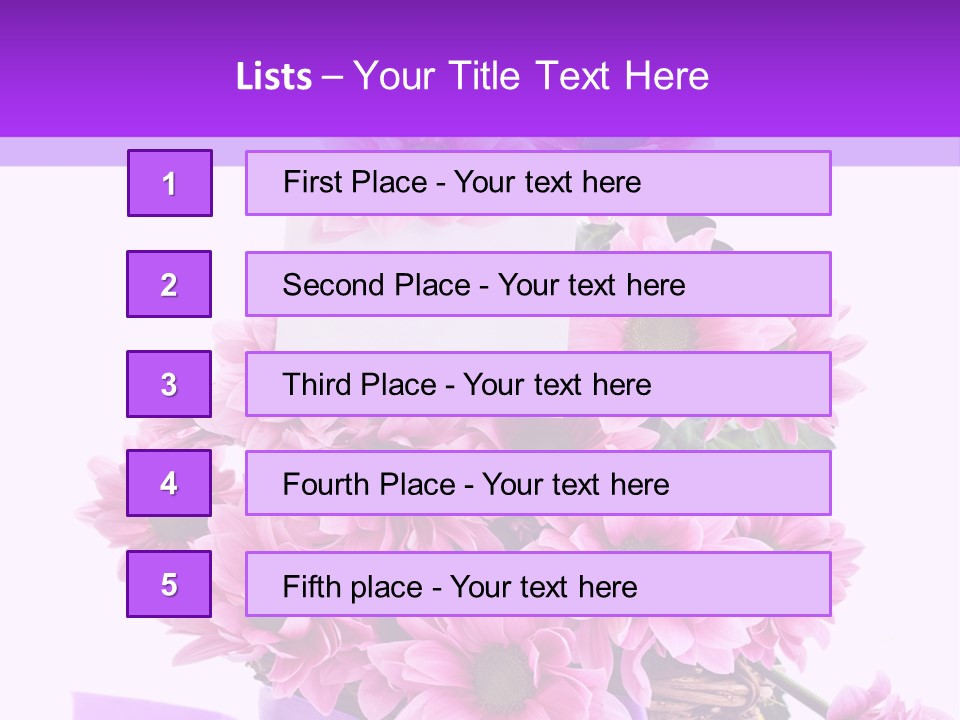Pink White Single PowerPoint Template