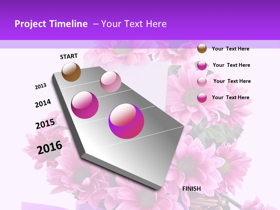 Pink White Single PowerPoint Template