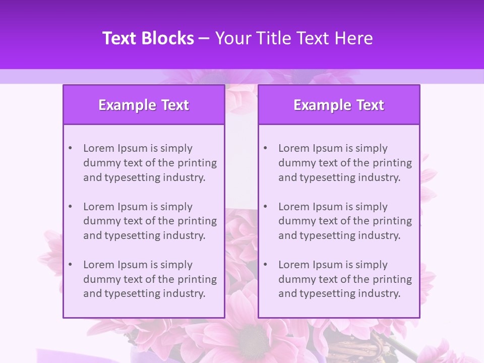 Pink White Single PowerPoint Template