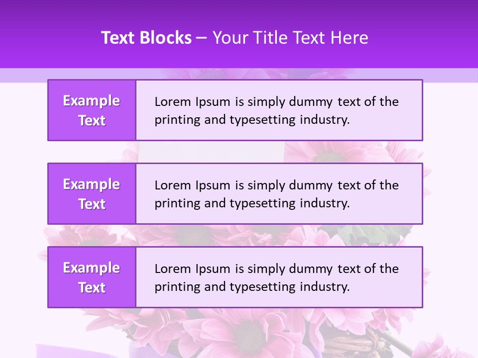 Pink White Single PowerPoint Template