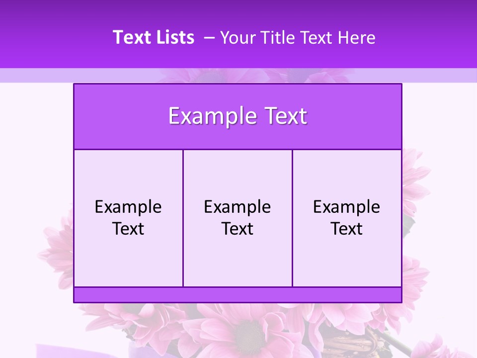 Pink White Single PowerPoint Template