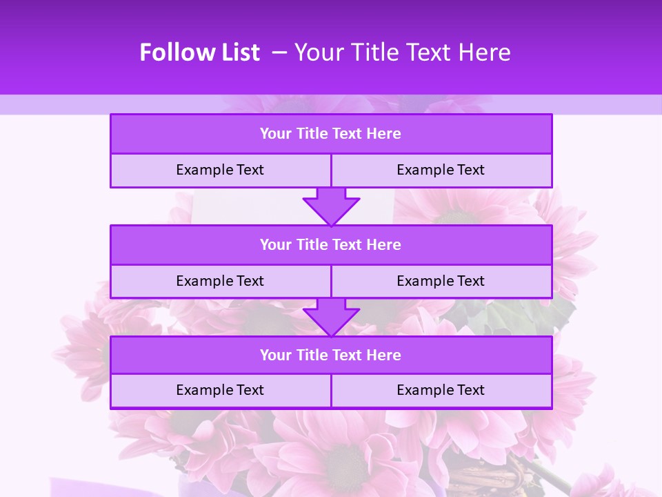 Pink White Single PowerPoint Template