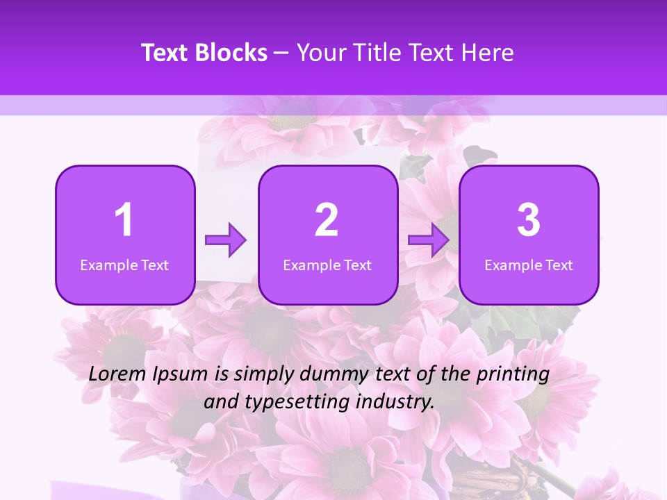 Pink White Single PowerPoint Template