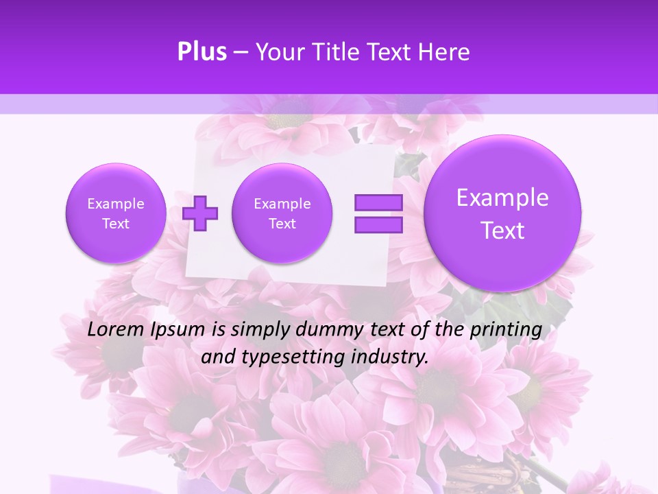 Pink White Single PowerPoint Template