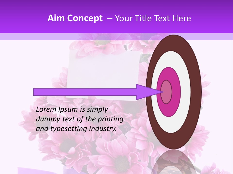 Pink White Single PowerPoint Template
