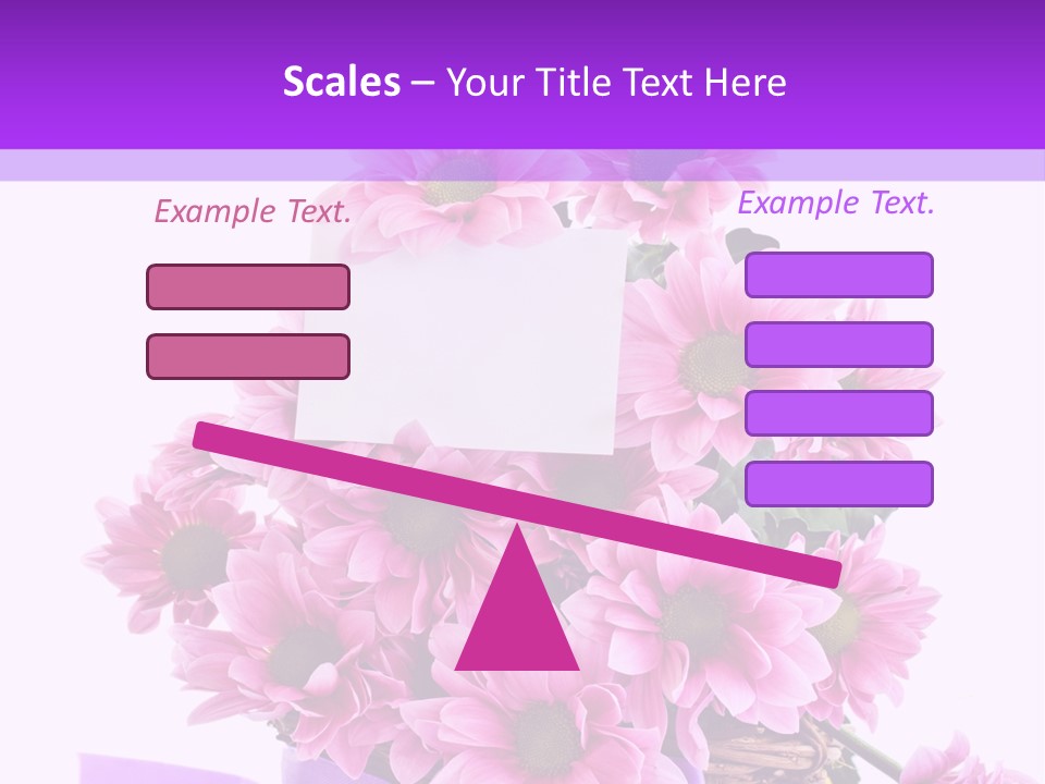 Pink White Single PowerPoint Template
