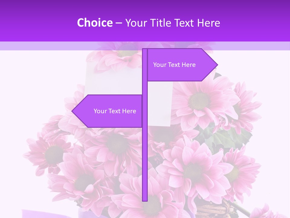 Pink White Single PowerPoint Template