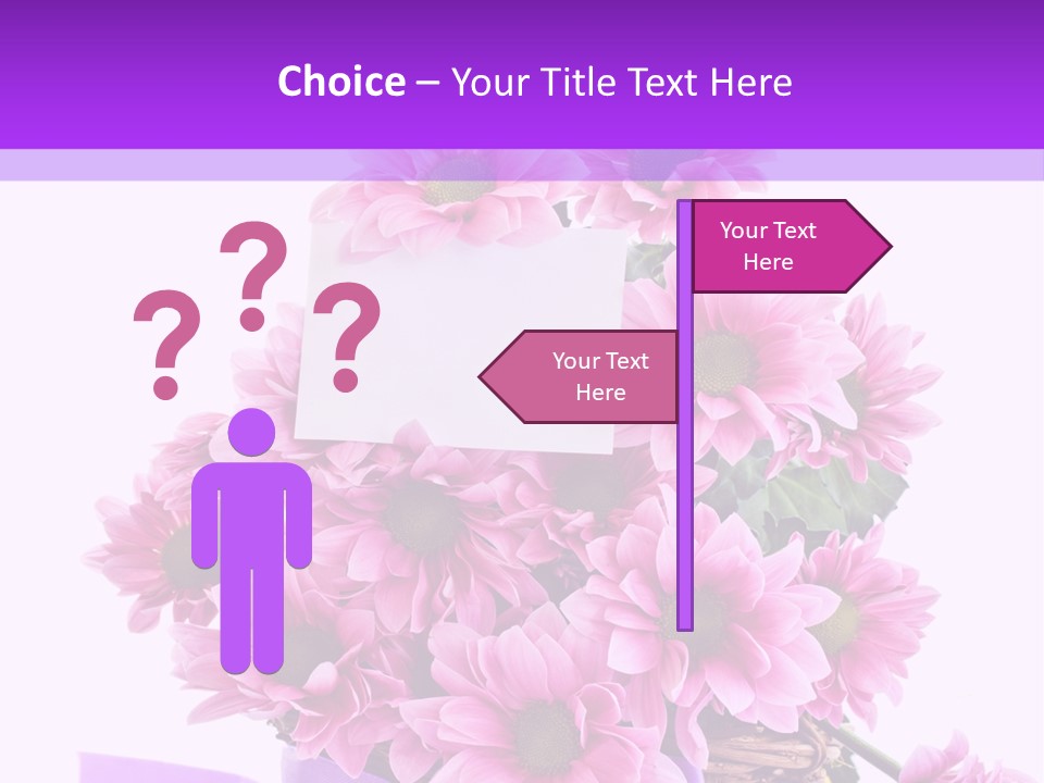 Pink White Single PowerPoint Template