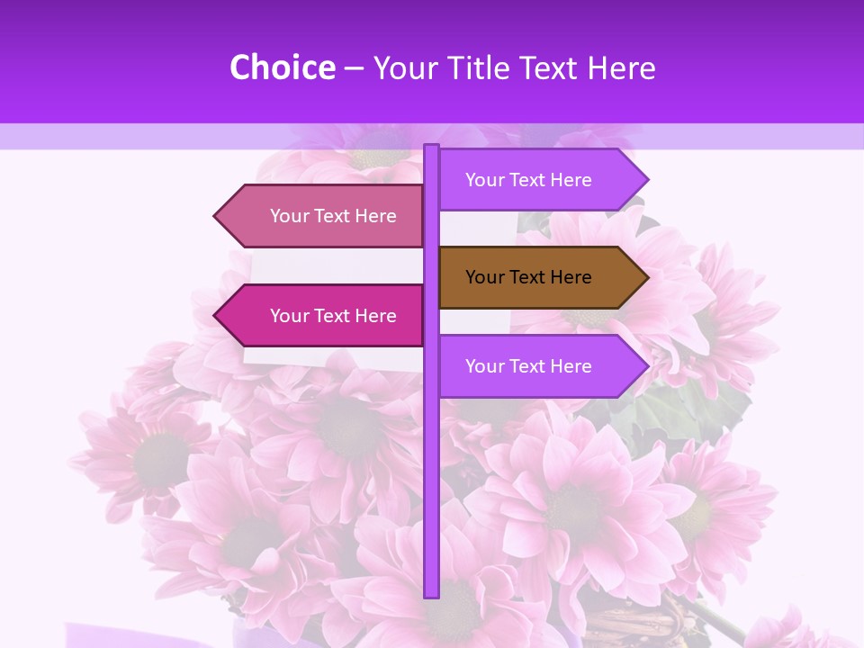 Pink White Single PowerPoint Template