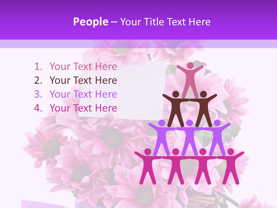 Pink White Single PowerPoint Template