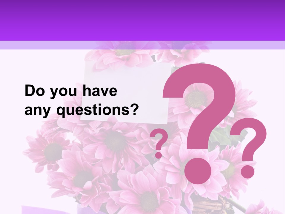 Pink White Single PowerPoint Template