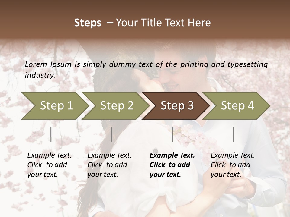 Urlaub Verliebt Vertrauen PowerPoint Template