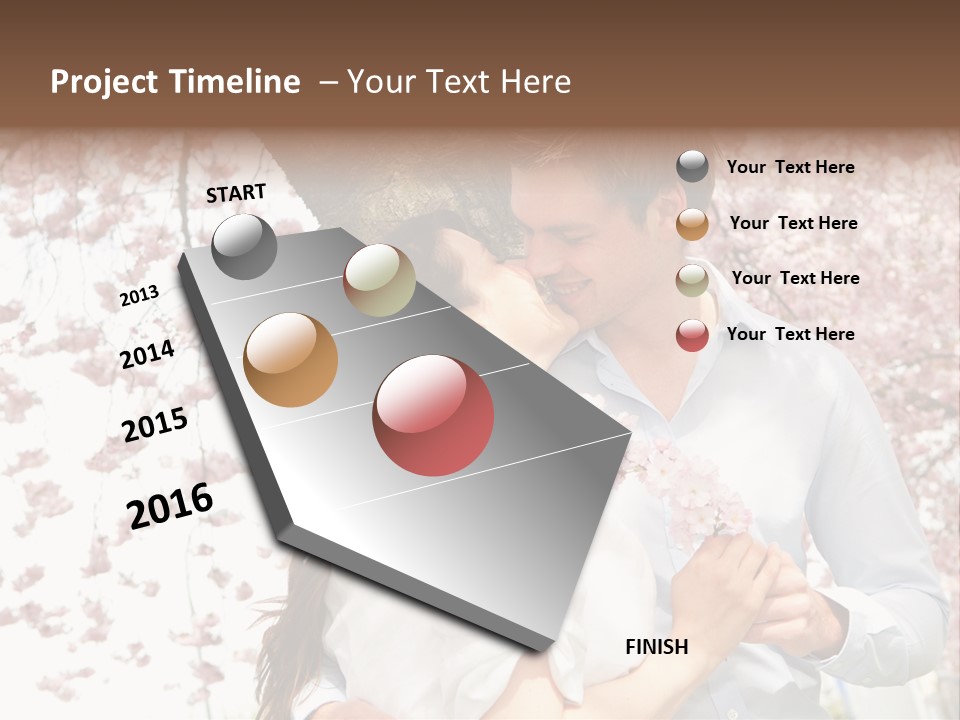 Urlaub Verliebt Vertrauen PowerPoint Template