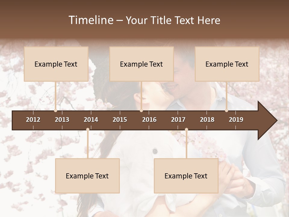 Urlaub Verliebt Vertrauen PowerPoint Template