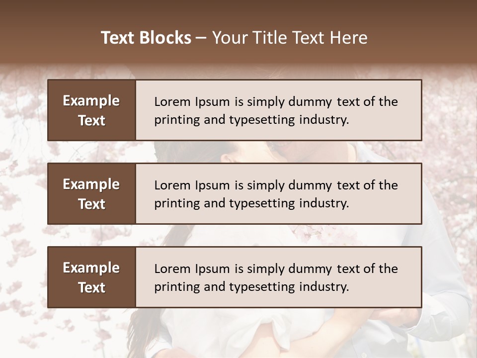 Urlaub Verliebt Vertrauen PowerPoint Template