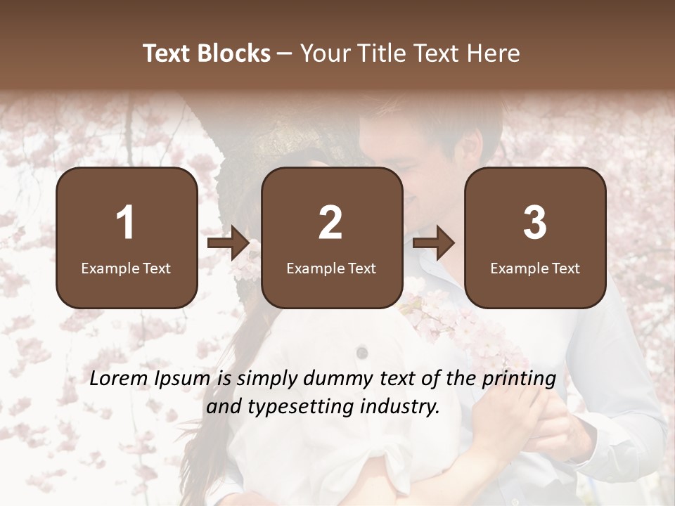 Urlaub Verliebt Vertrauen PowerPoint Template