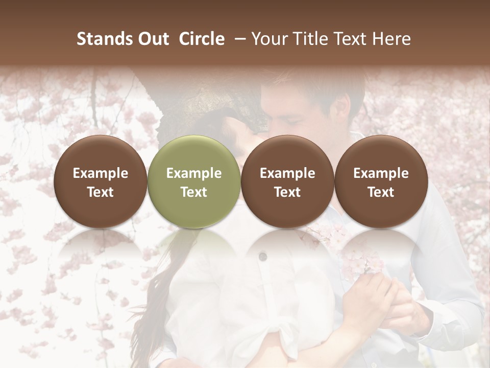 Urlaub Verliebt Vertrauen PowerPoint Template