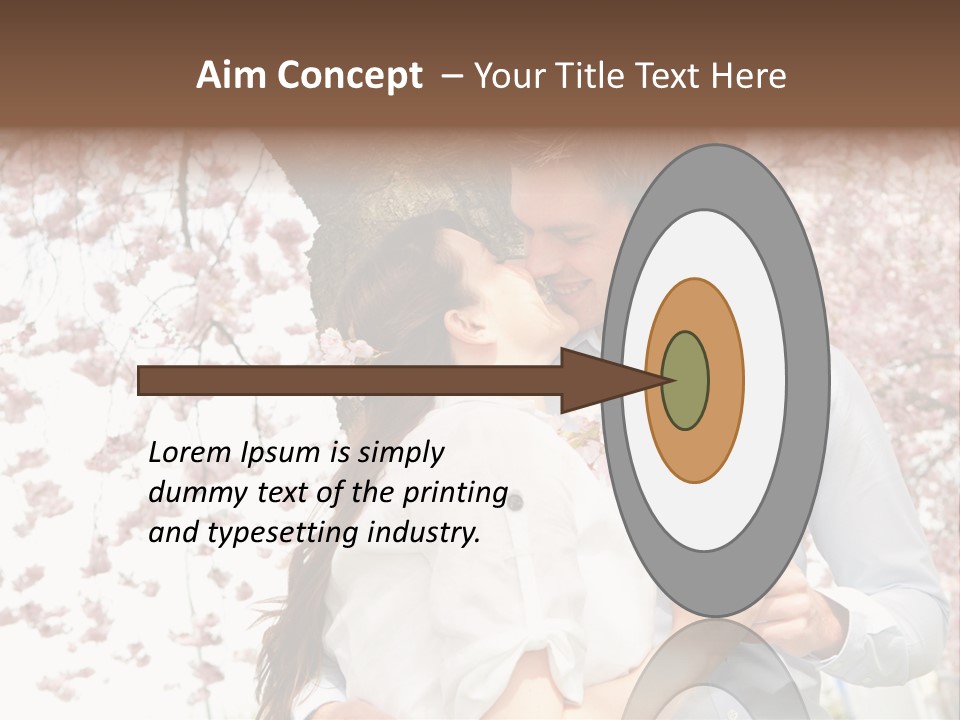 Urlaub Verliebt Vertrauen PowerPoint Template