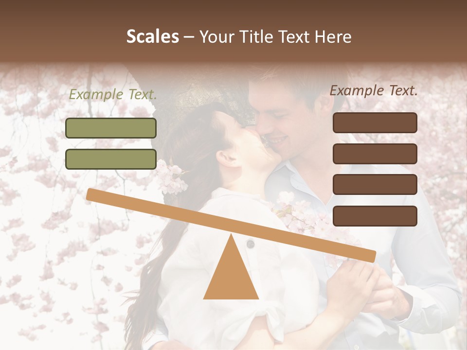 Urlaub Verliebt Vertrauen PowerPoint Template