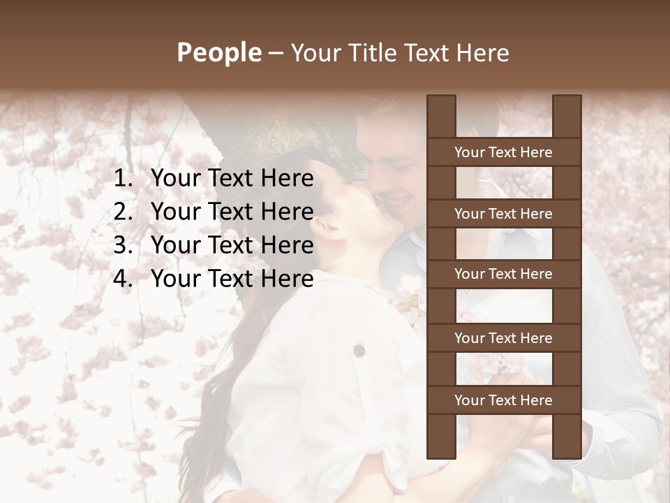 Urlaub Verliebt Vertrauen PowerPoint Template