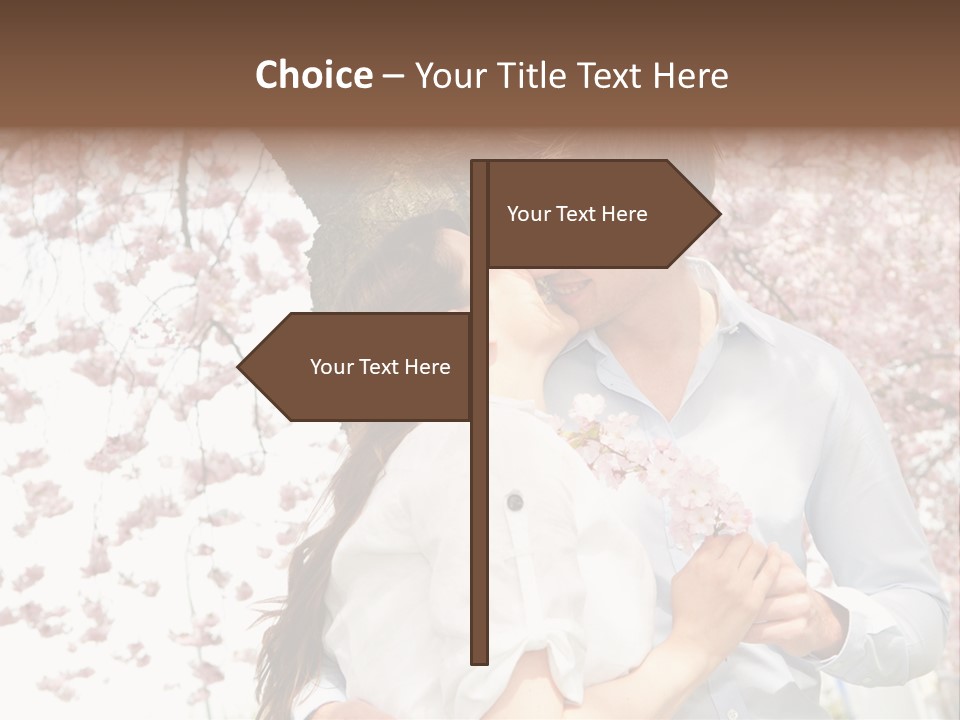 Urlaub Verliebt Vertrauen PowerPoint Template