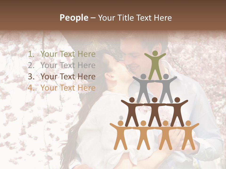 Urlaub Verliebt Vertrauen PowerPoint Template