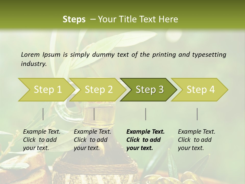Leaves Traditional Lebanon PowerPoint Template