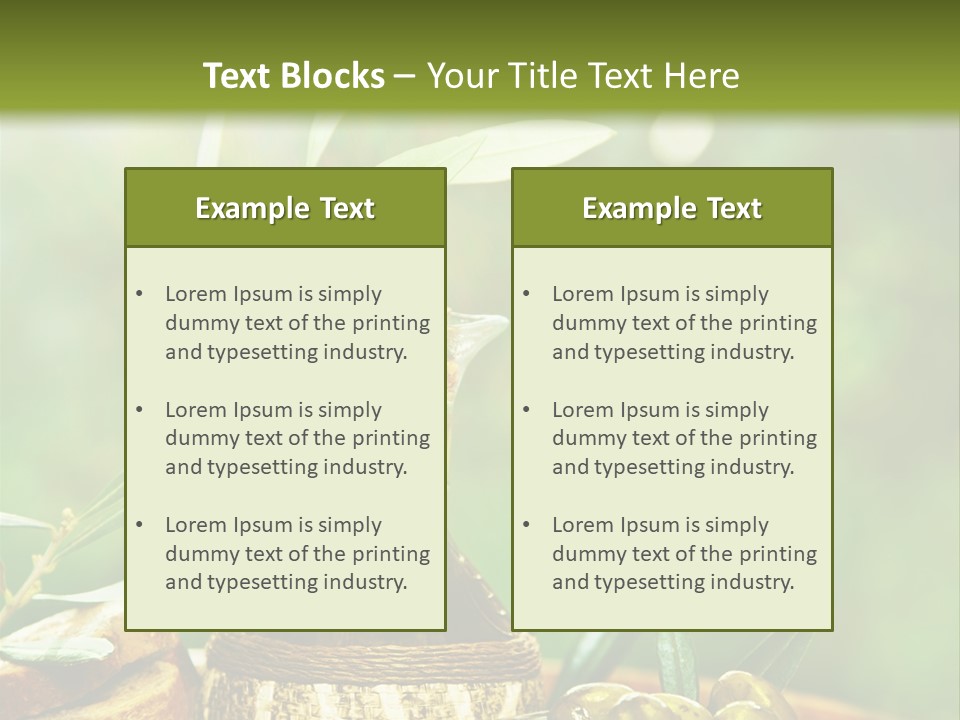 Leaves Traditional Lebanon PowerPoint Template
