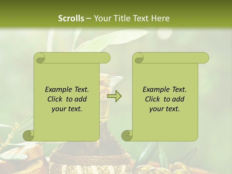 Leaves Traditional Lebanon PowerPoint Template