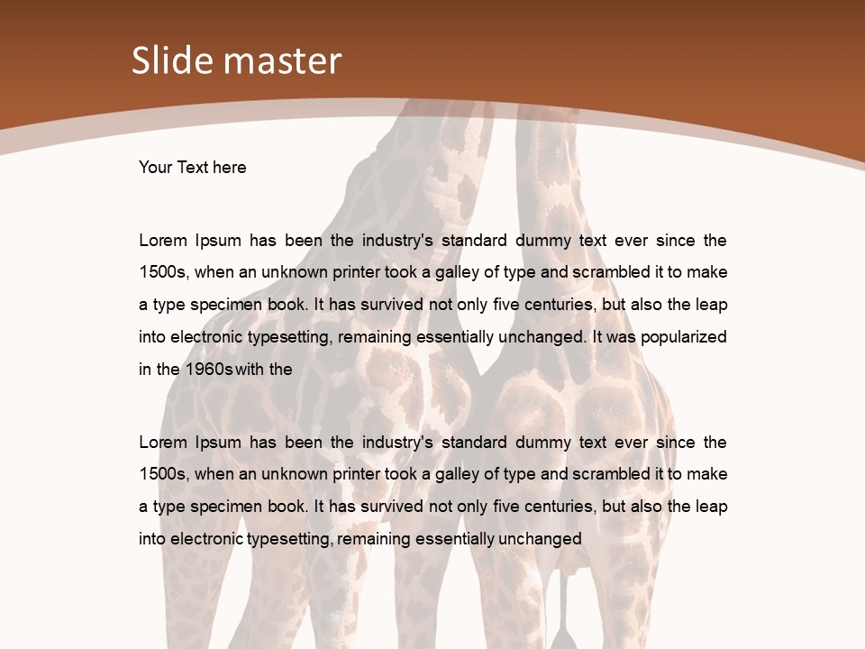 Face Profile Slim PowerPoint Template