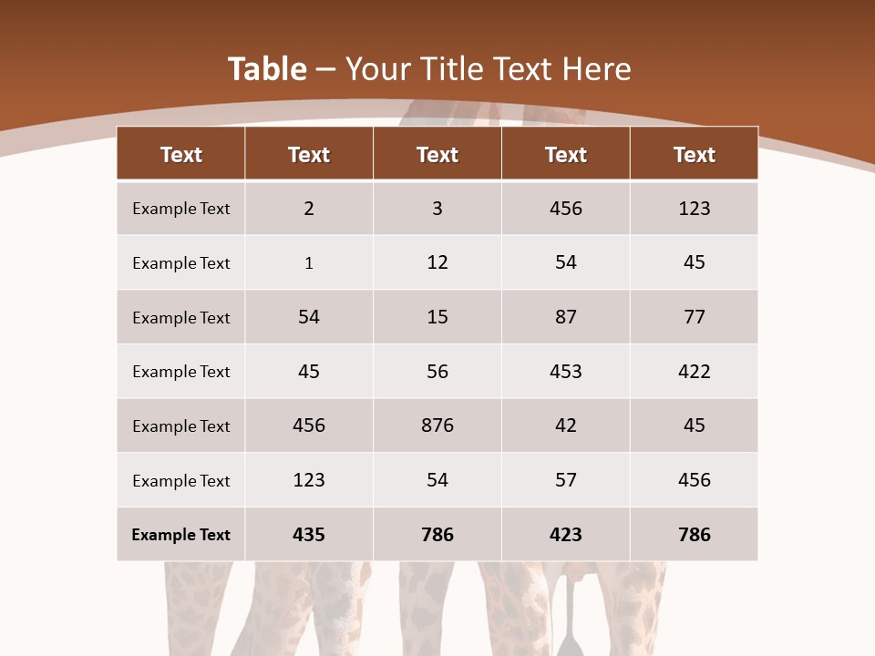 Face Profile Slim PowerPoint Template