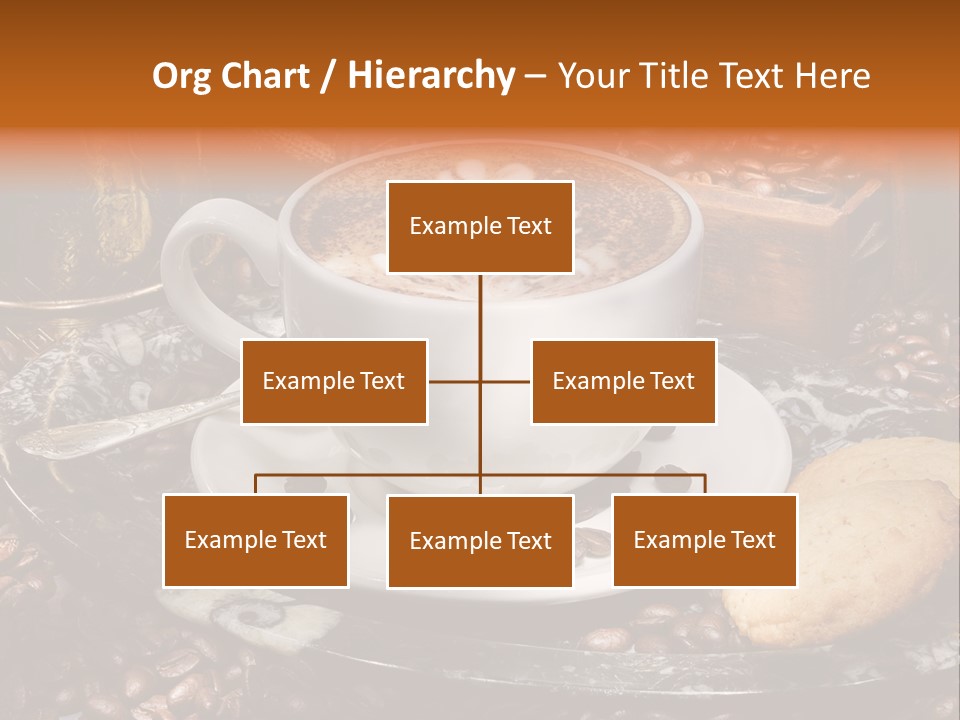 Milch Kaffeekreation Kaffeebohne PowerPoint Template