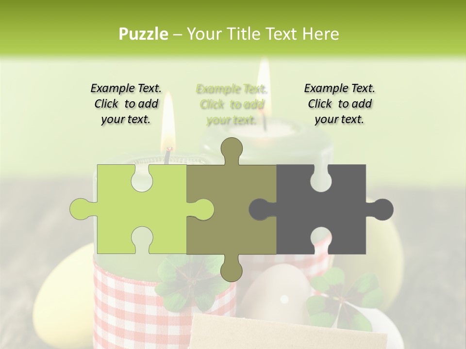 Bunte Eier Holz Landleben PowerPoint Template