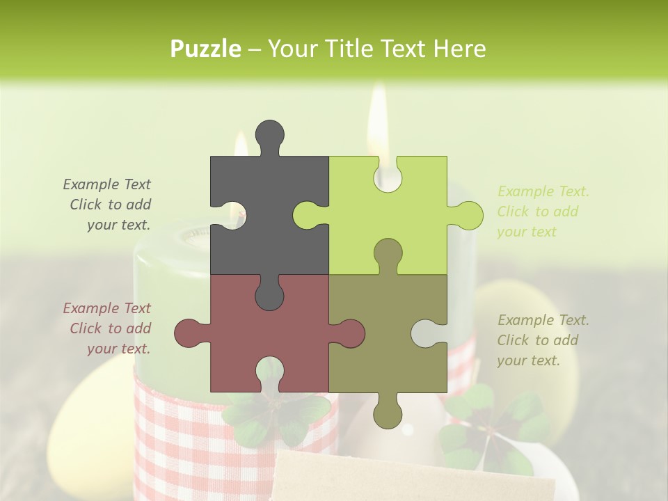 Bunte Eier Holz Landleben PowerPoint Template