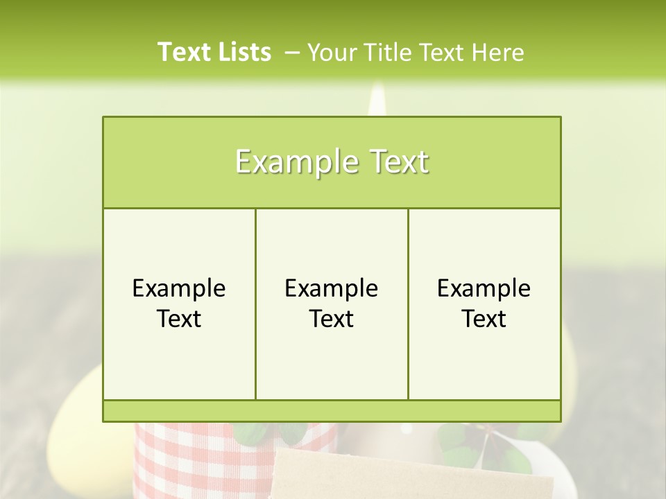 Bunte Eier Holz Landleben PowerPoint Template