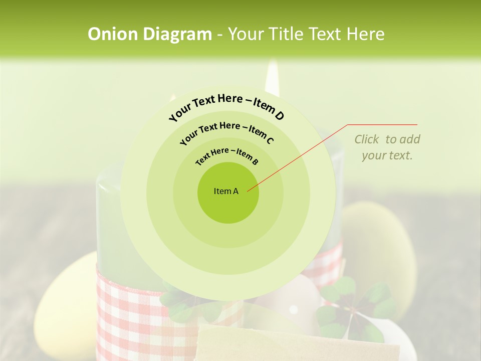 Bunte Eier Holz Landleben PowerPoint Template