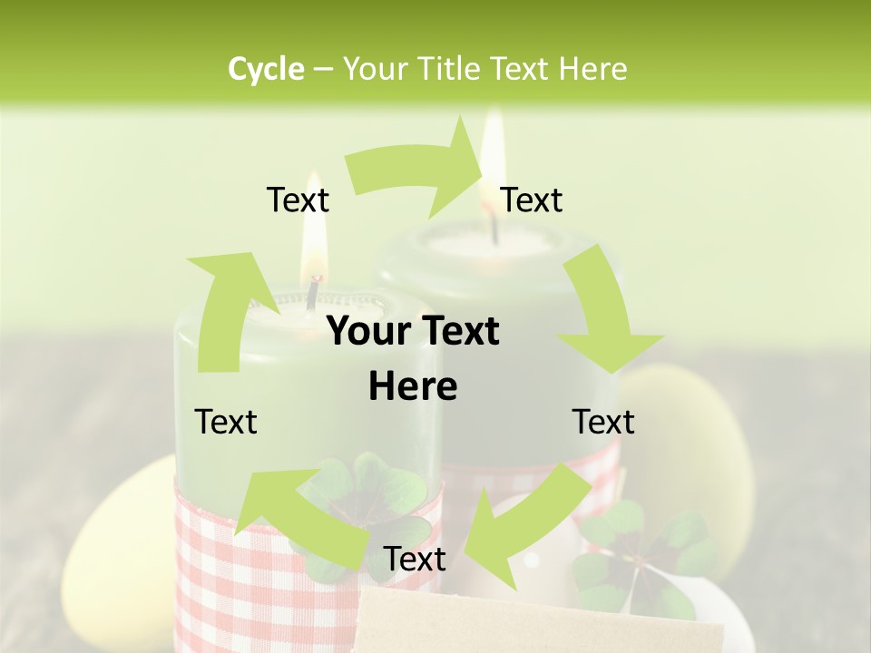 Bunte Eier Holz Landleben PowerPoint Template