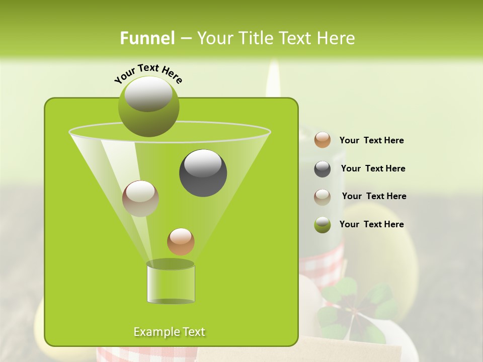 Bunte Eier Holz Landleben PowerPoint Template