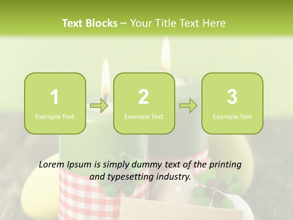 Bunte Eier Holz Landleben PowerPoint Template