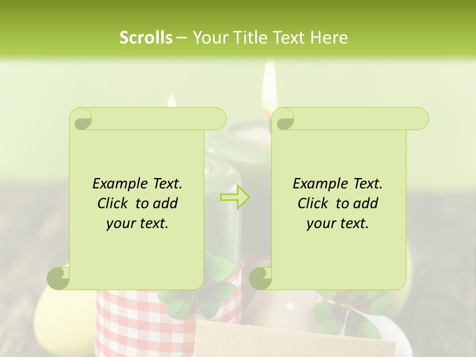 Bunte Eier Holz Landleben PowerPoint Template