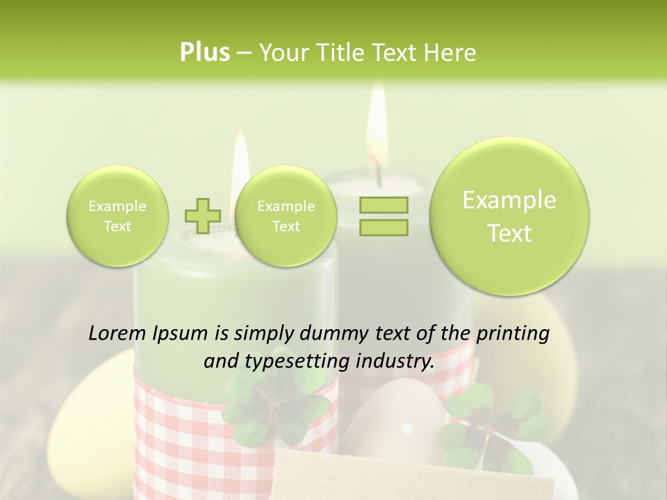 Bunte Eier Holz Landleben PowerPoint Template