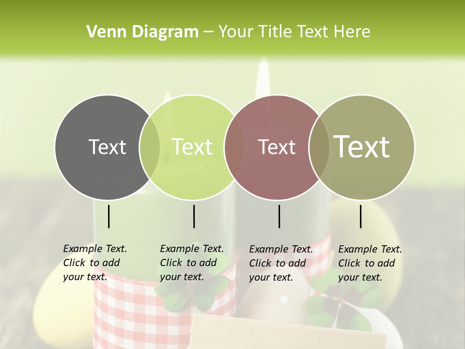 Bunte Eier Holz Landleben PowerPoint Template