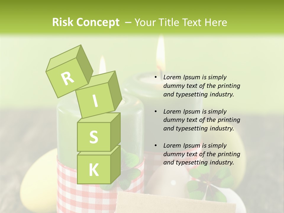 Bunte Eier Holz Landleben PowerPoint Template