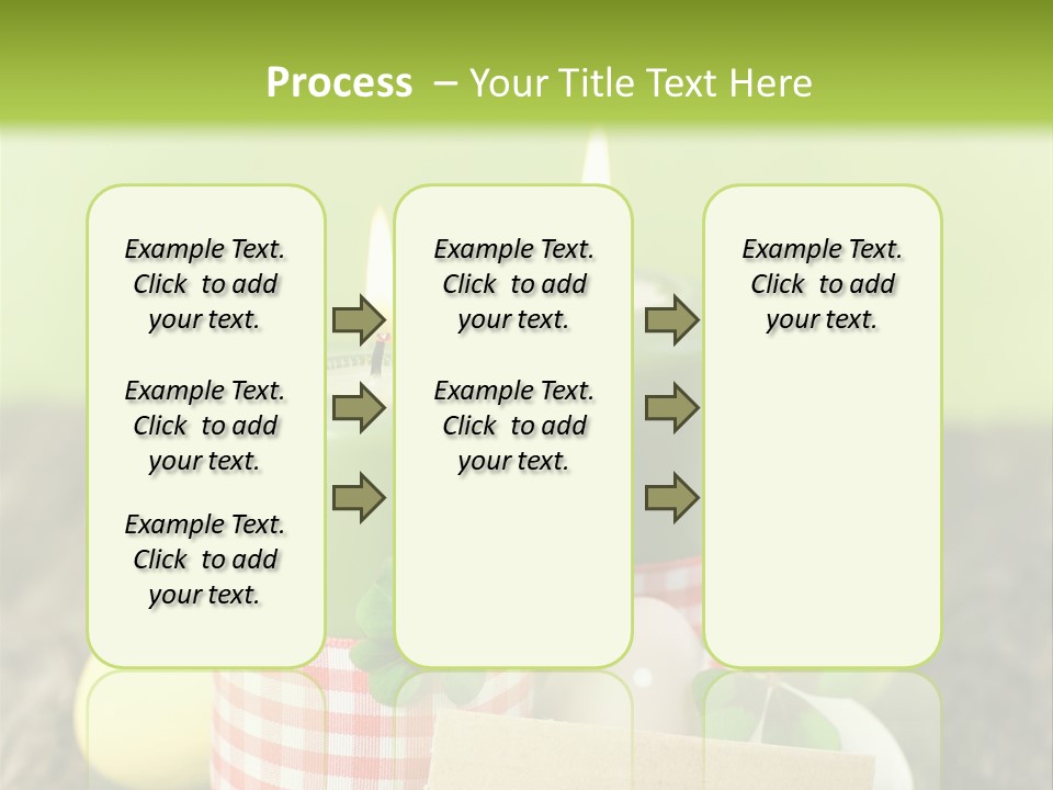 Bunte Eier Holz Landleben PowerPoint Template