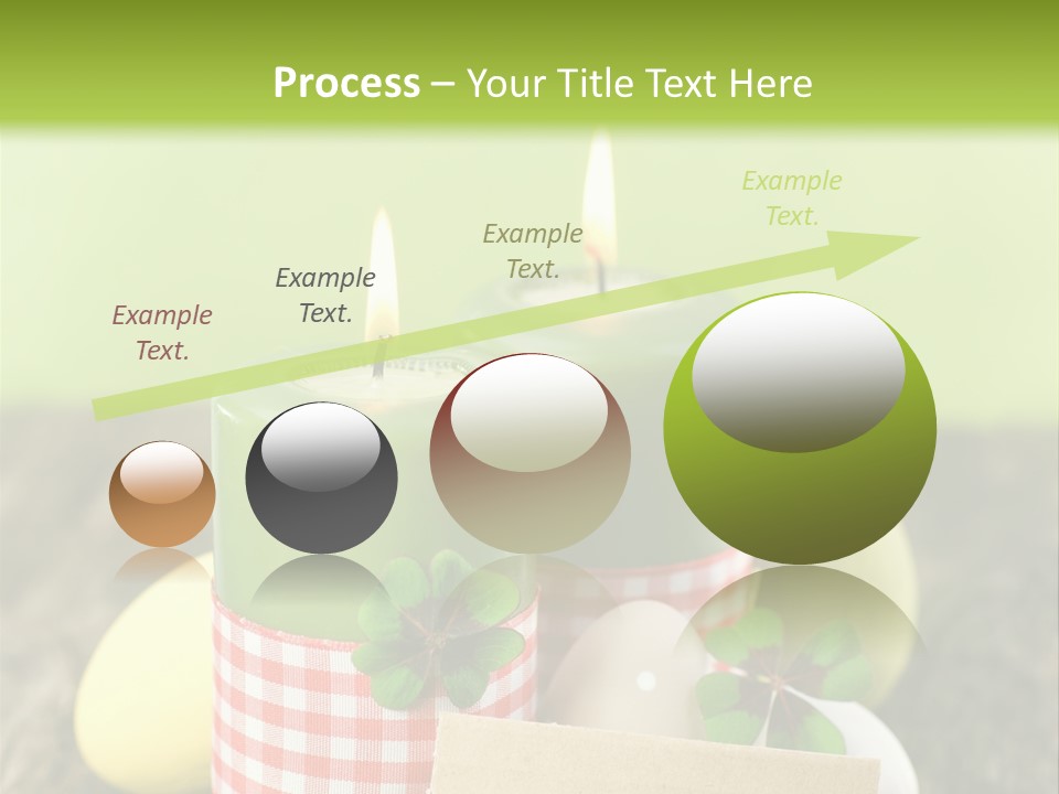 Bunte Eier Holz Landleben PowerPoint Template