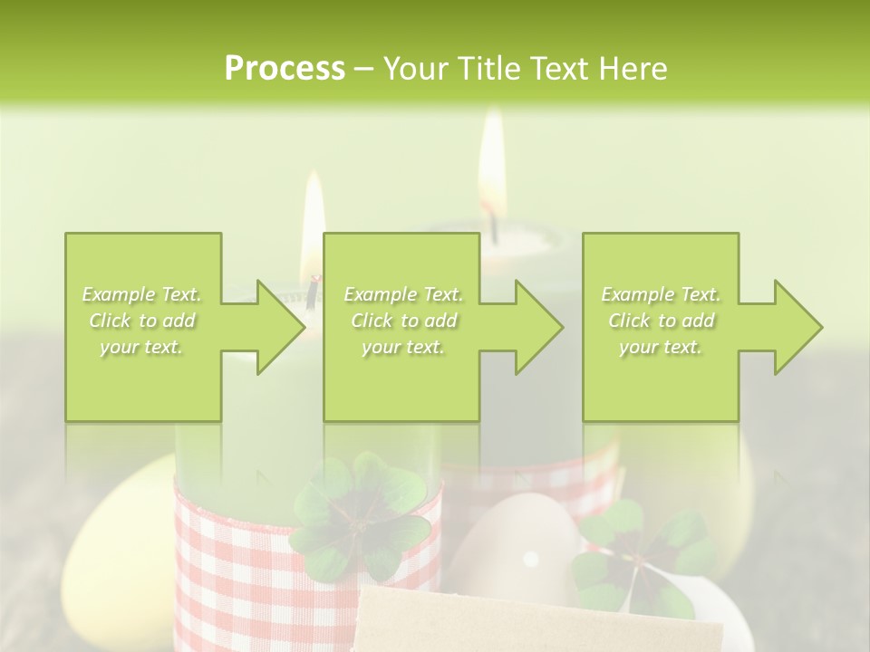 Bunte Eier Holz Landleben PowerPoint Template