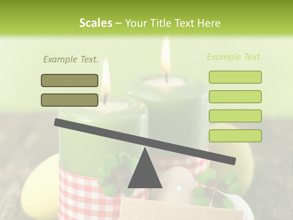 Bunte Eier Holz Landleben PowerPoint Template